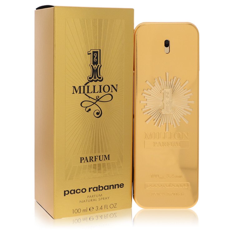 1 Million Parfum Cologne by Paco Rabanne Parfum Spray 3.4 oz for Men - Authentic Fragrance - Discount Men Perfume or Cologne Fragrance